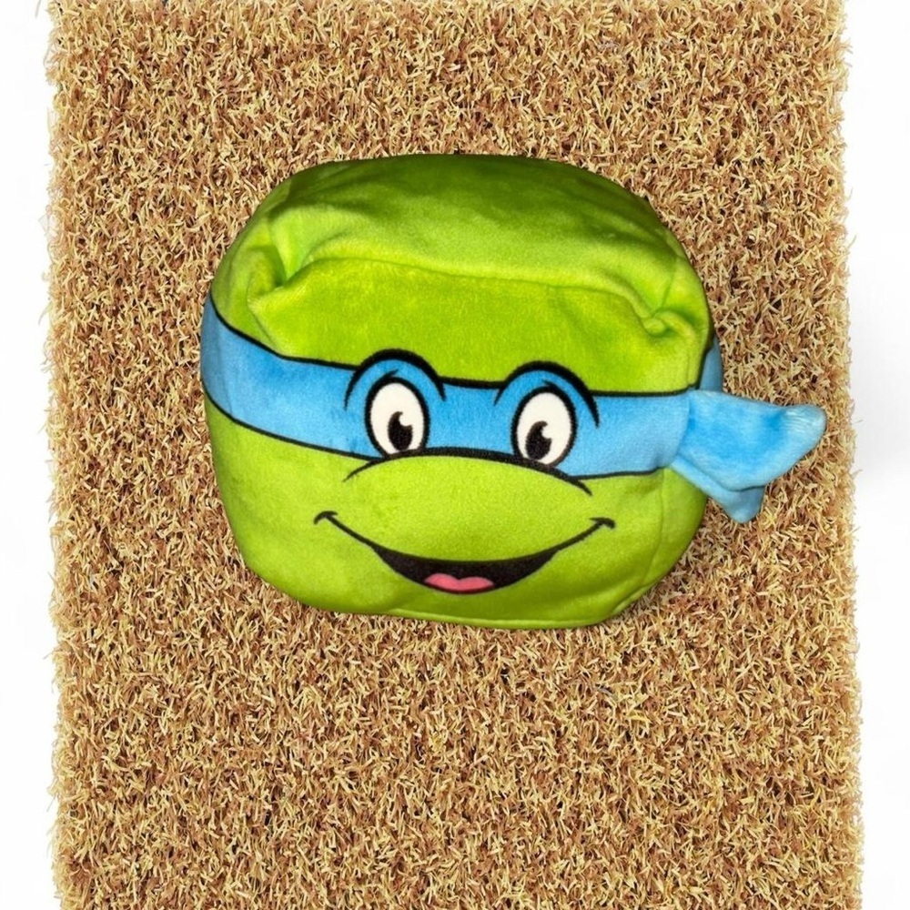Nickelodeon Ninja Turtle Plush Cube - Green and Blue